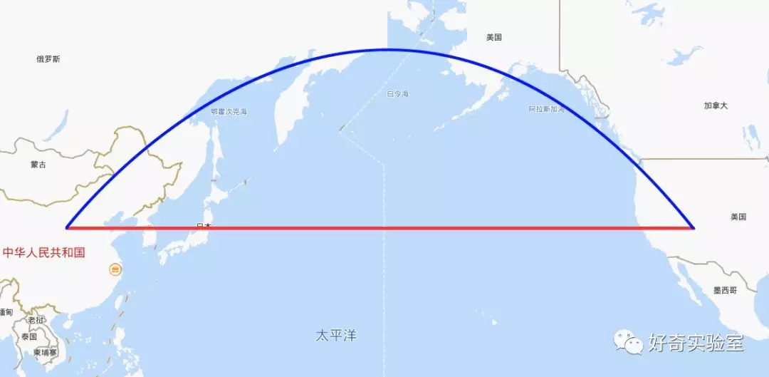 飞机的航线为什么不是直的,非得绕个大圈?看完令人意外