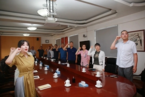 夏庄街道党建宣统办党支部开展“提高协同性”三述专题组织生活会